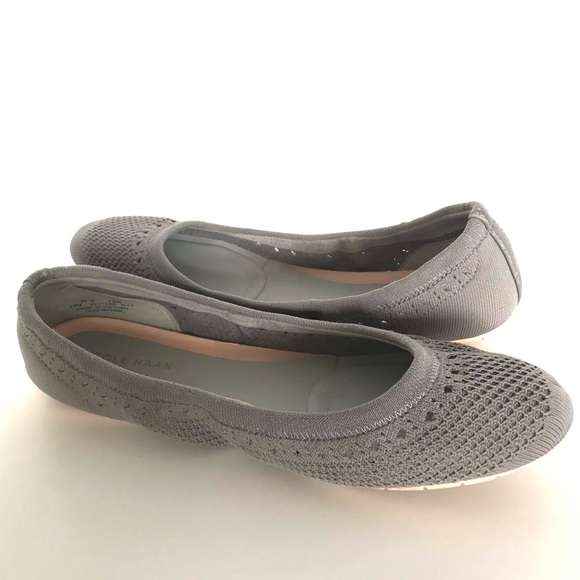 Cole Haan Gray Vegan Ballerina Slippers (7.5) - Picture 6 of 10
